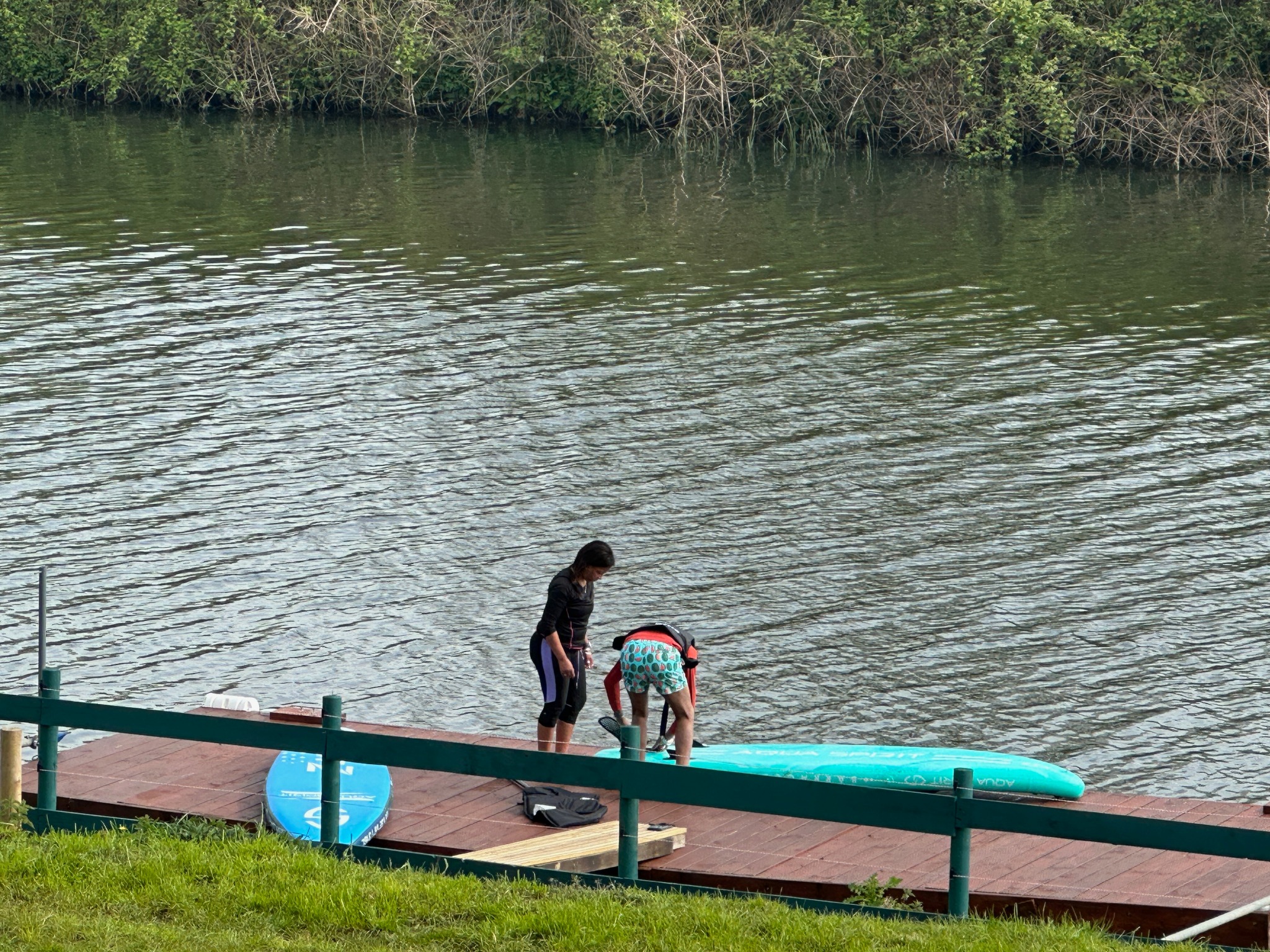 Private Dock and paddleboards on the River Witham